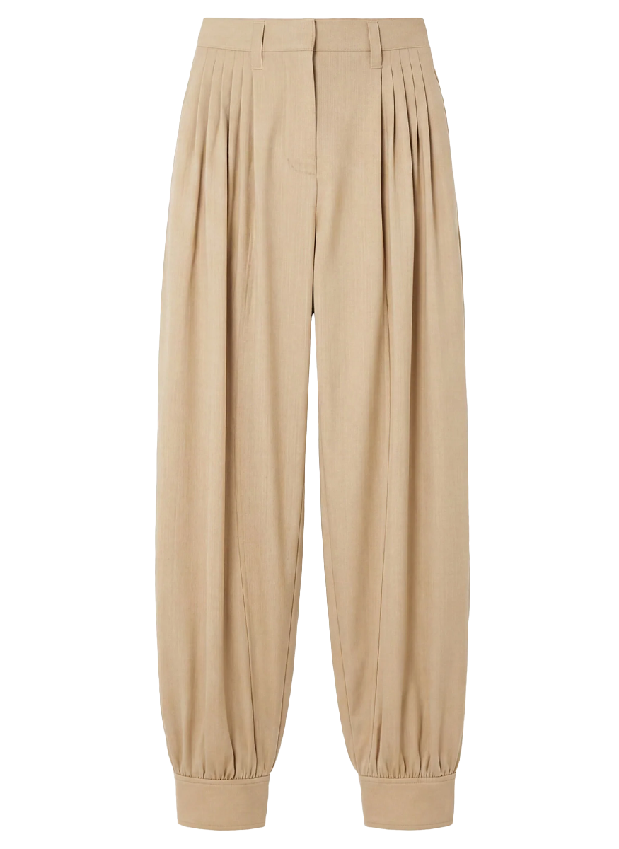 Luella Pleated Wool Pant