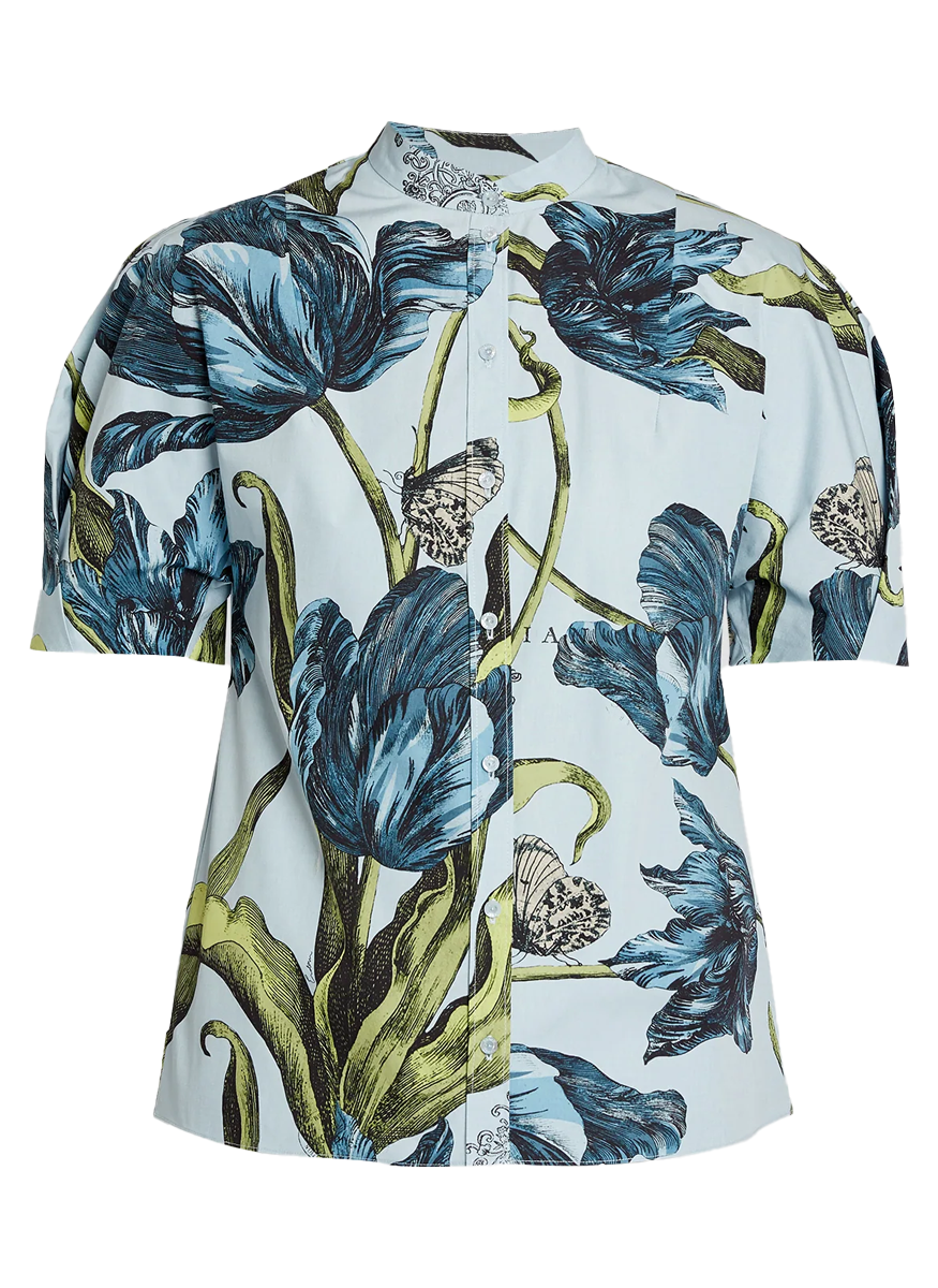Floral Print Short Sleeve Shirt