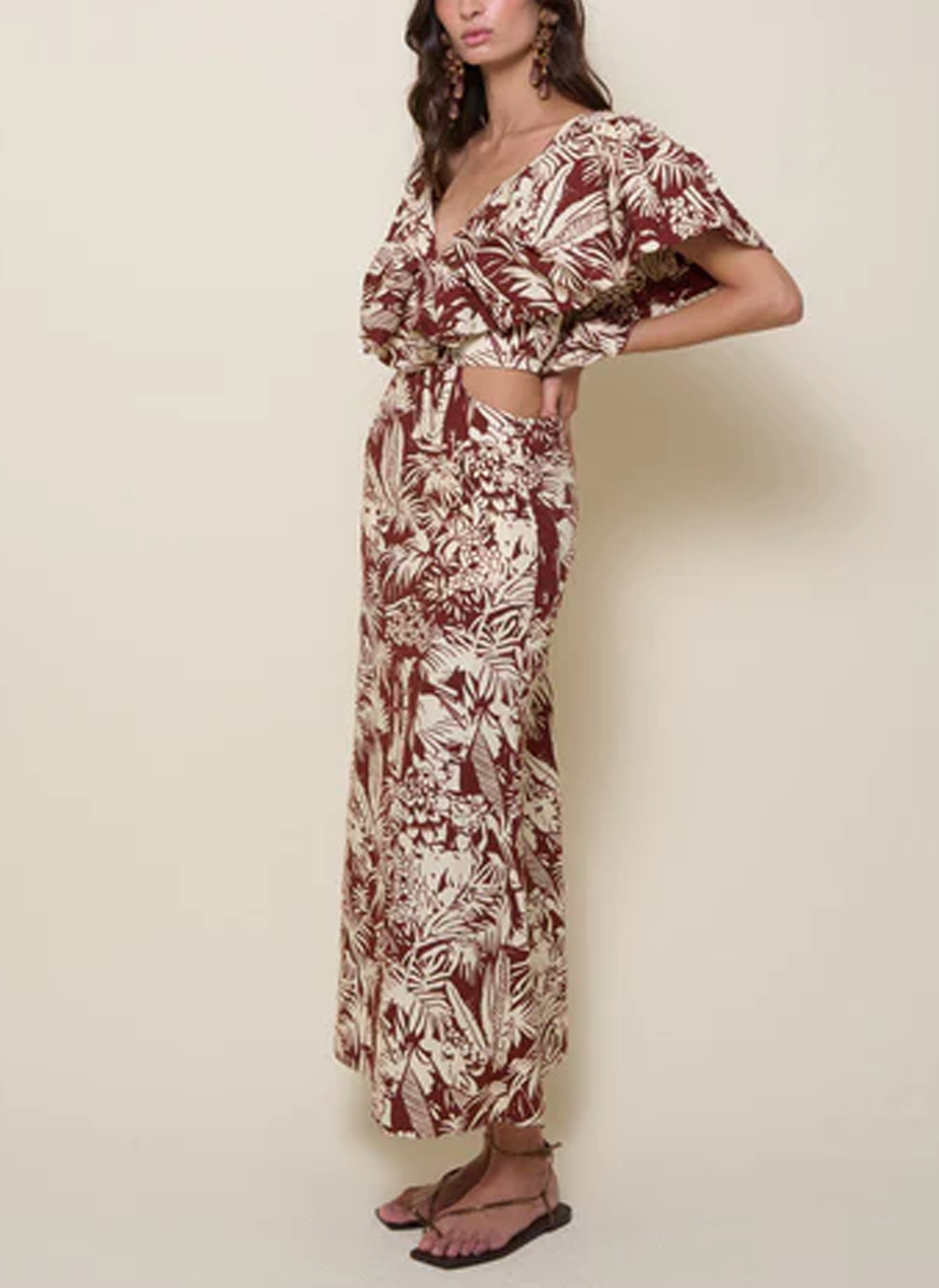Eternal Jungle Ankle Dress - Johanna Ortiz