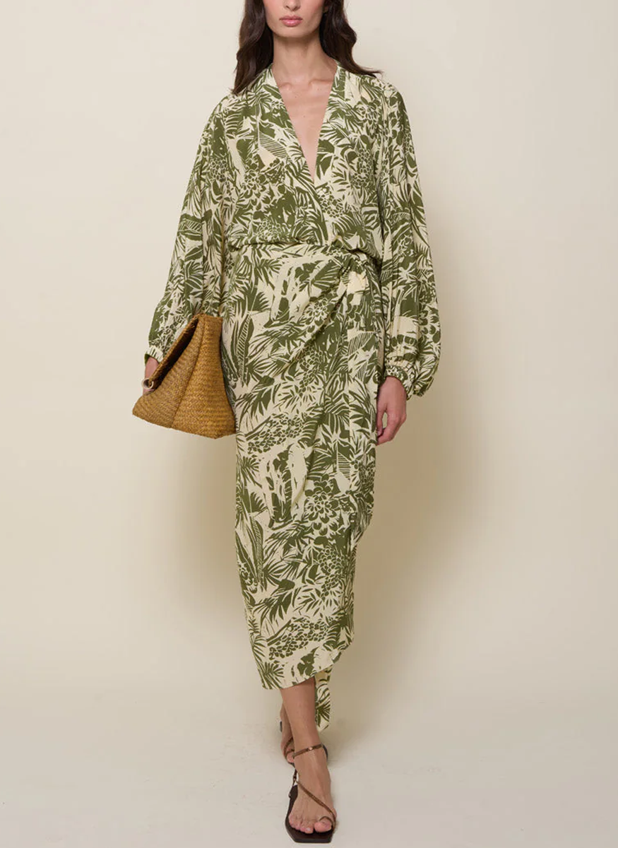 Al Trote Wrap Dress - Johanna Ortiz