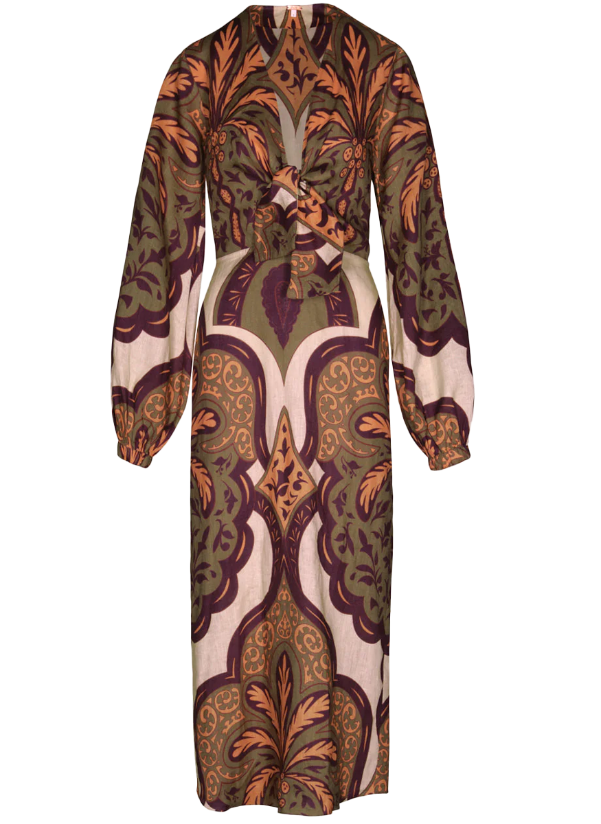 Across Paradise Ankle Dress