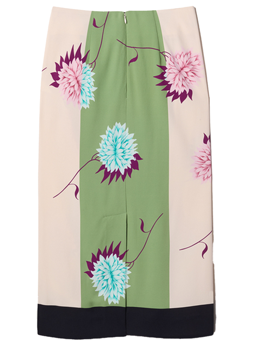 Pencil Skirt in Envers Satin