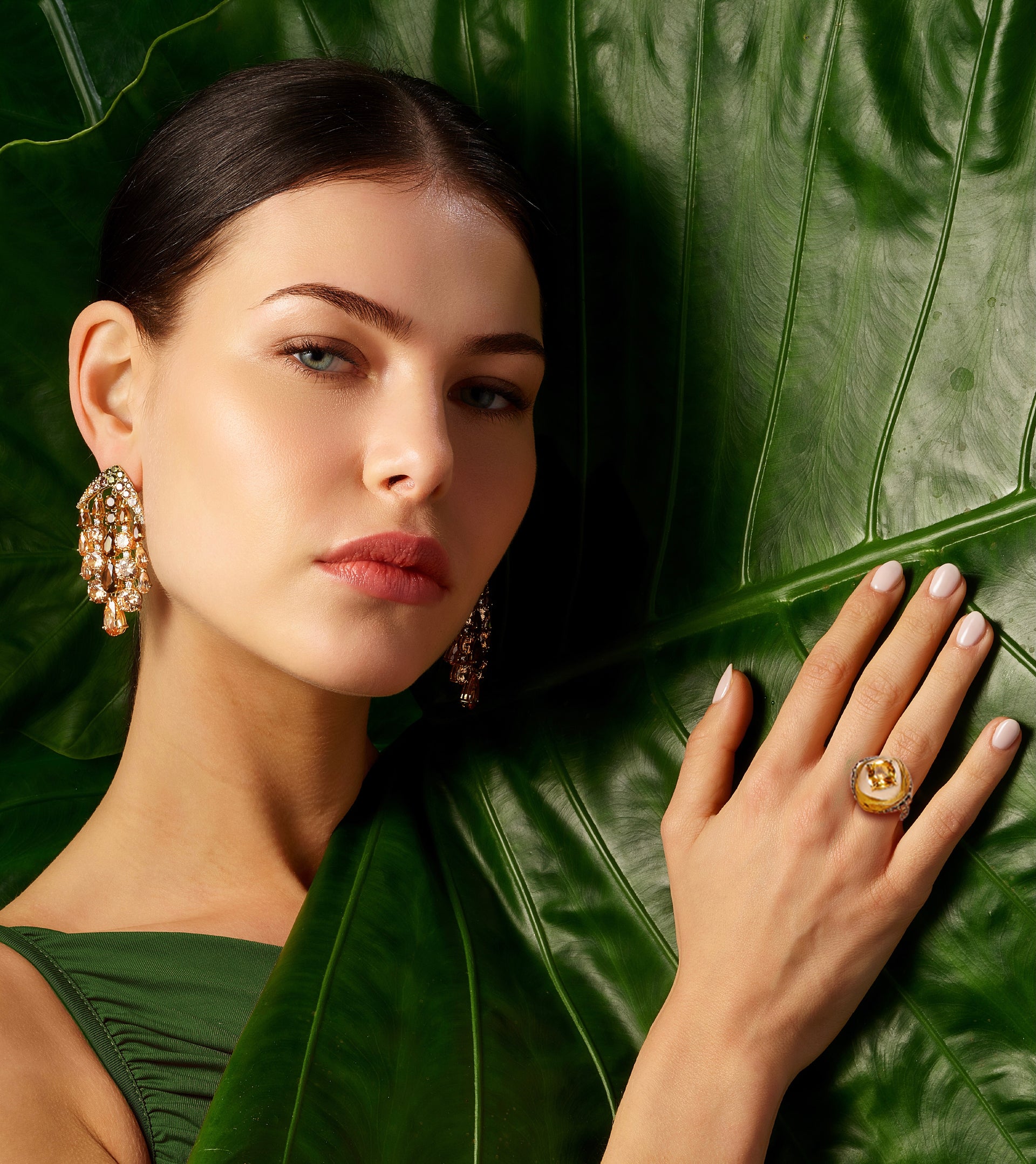 Petite Autumn Waterfall Earrings