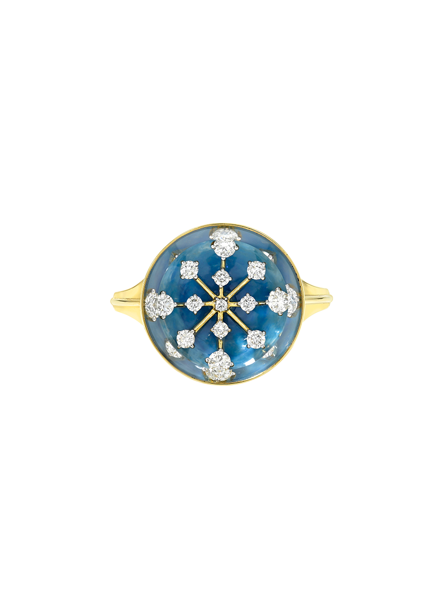 Pulsar Ring, Lagoon Blue
