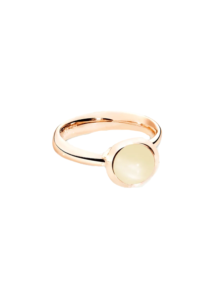 Bouton Ring Sand Moonstone, Small