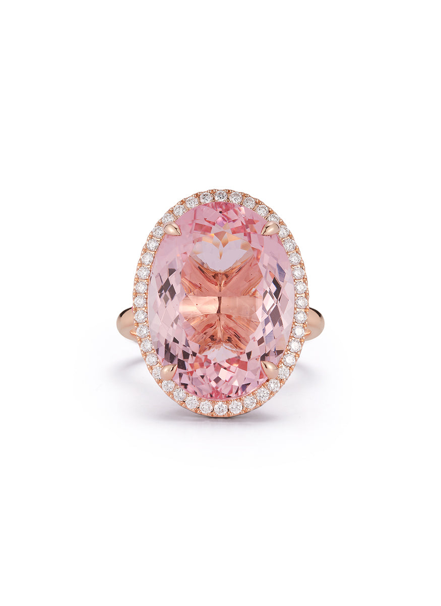 Morganite Cocktail Ring