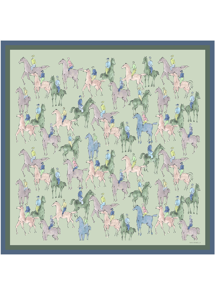 Cashmere Scarf in Kensington Green