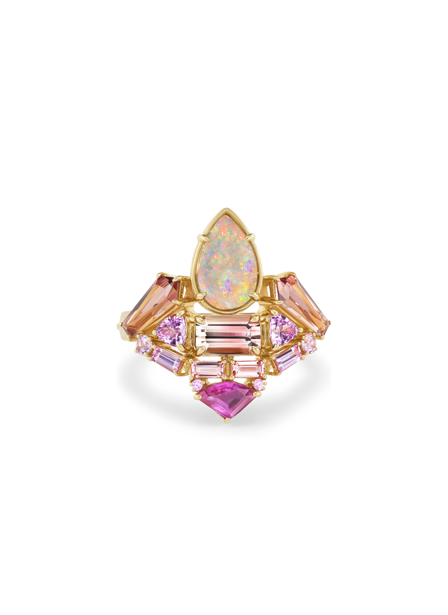 Sunset Phoenix Ring