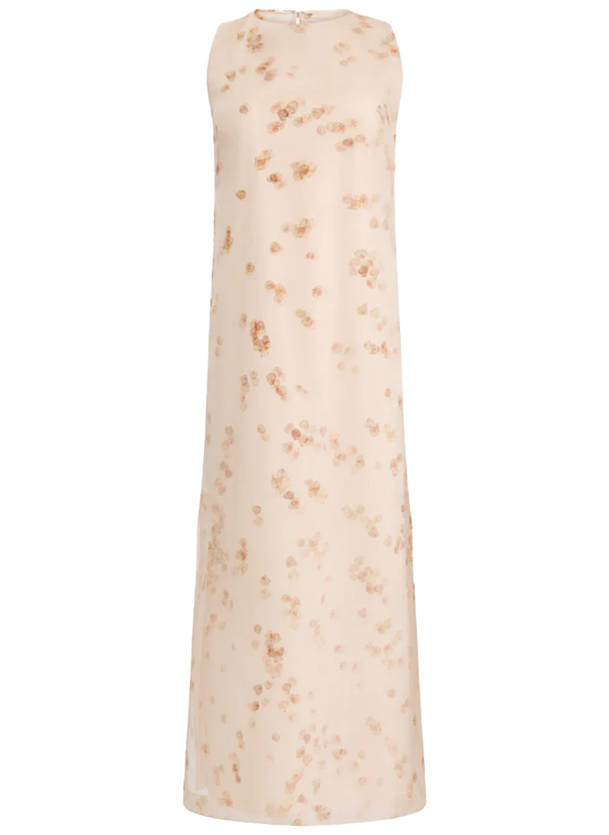 Nadja Petals Cotton Silk Dress