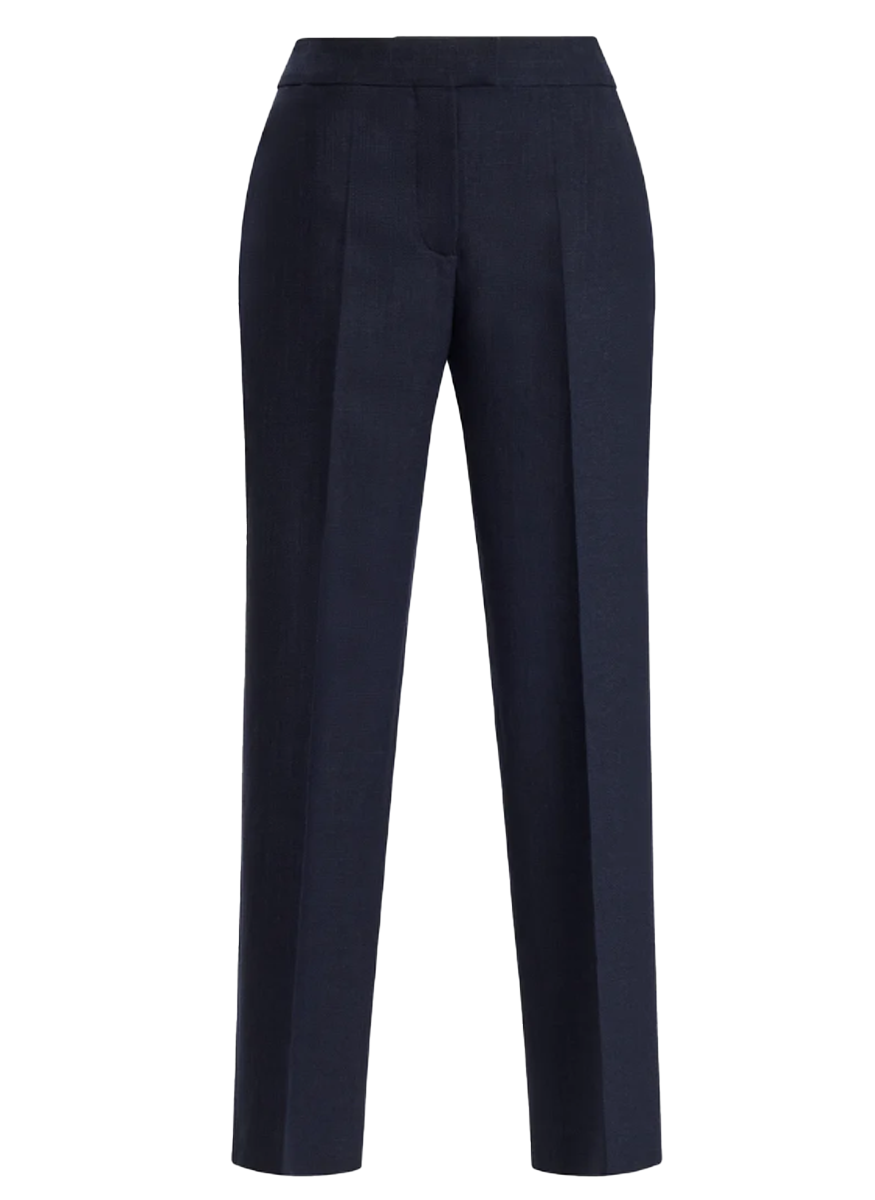 Todd Linen Pant in Navy