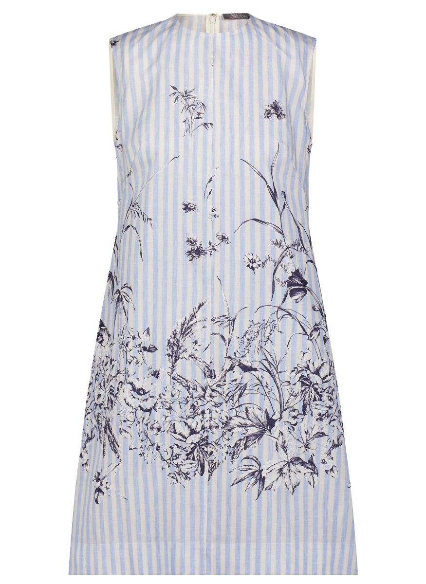 Kelly Shift Dress in Floral Poplin