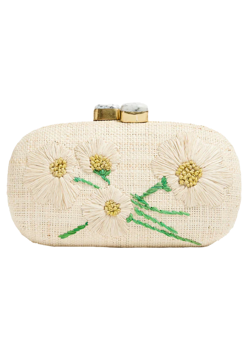Vintage Daisies Clutch