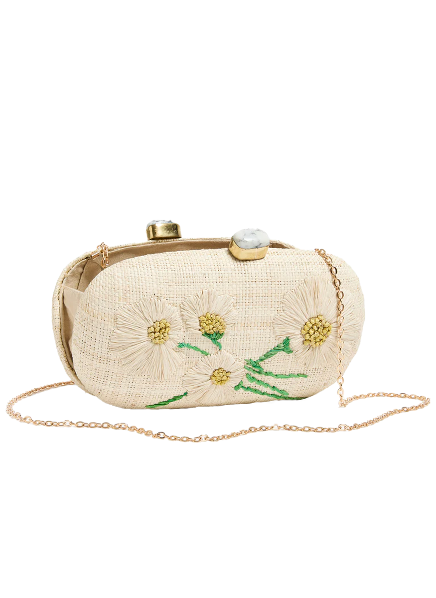 Vintage Daisies Clutch - Pamela Munson