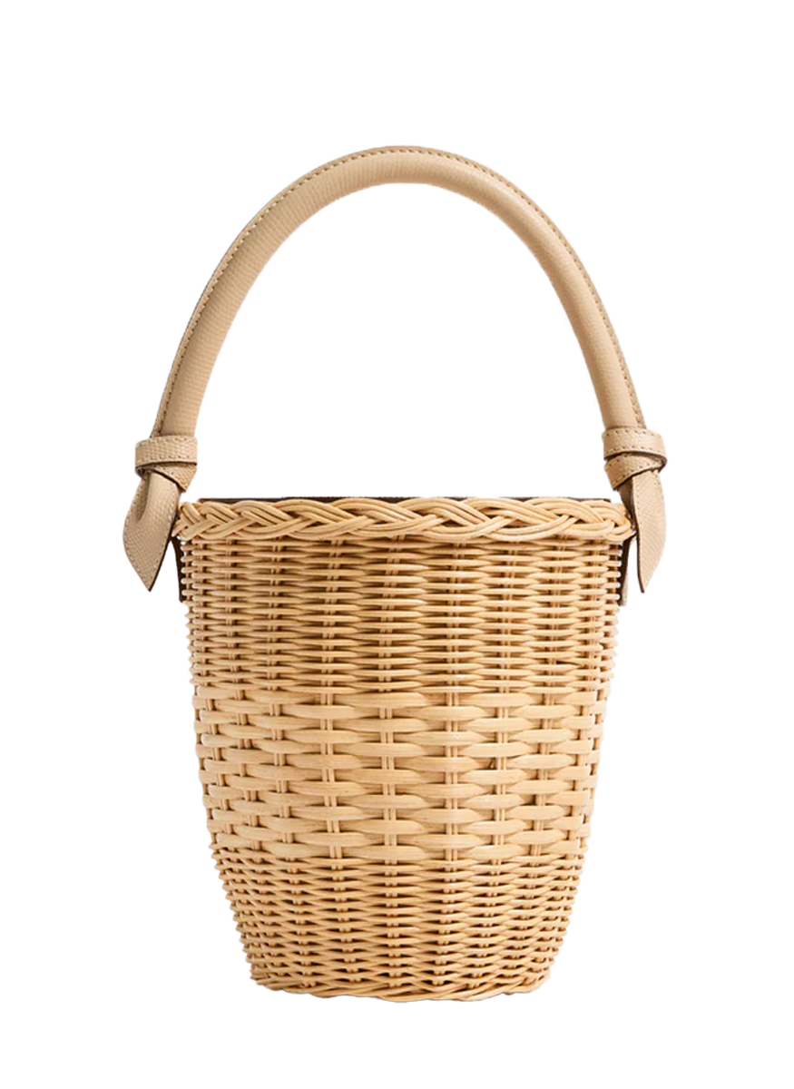 The Jane Rattan Basket with Top Handle