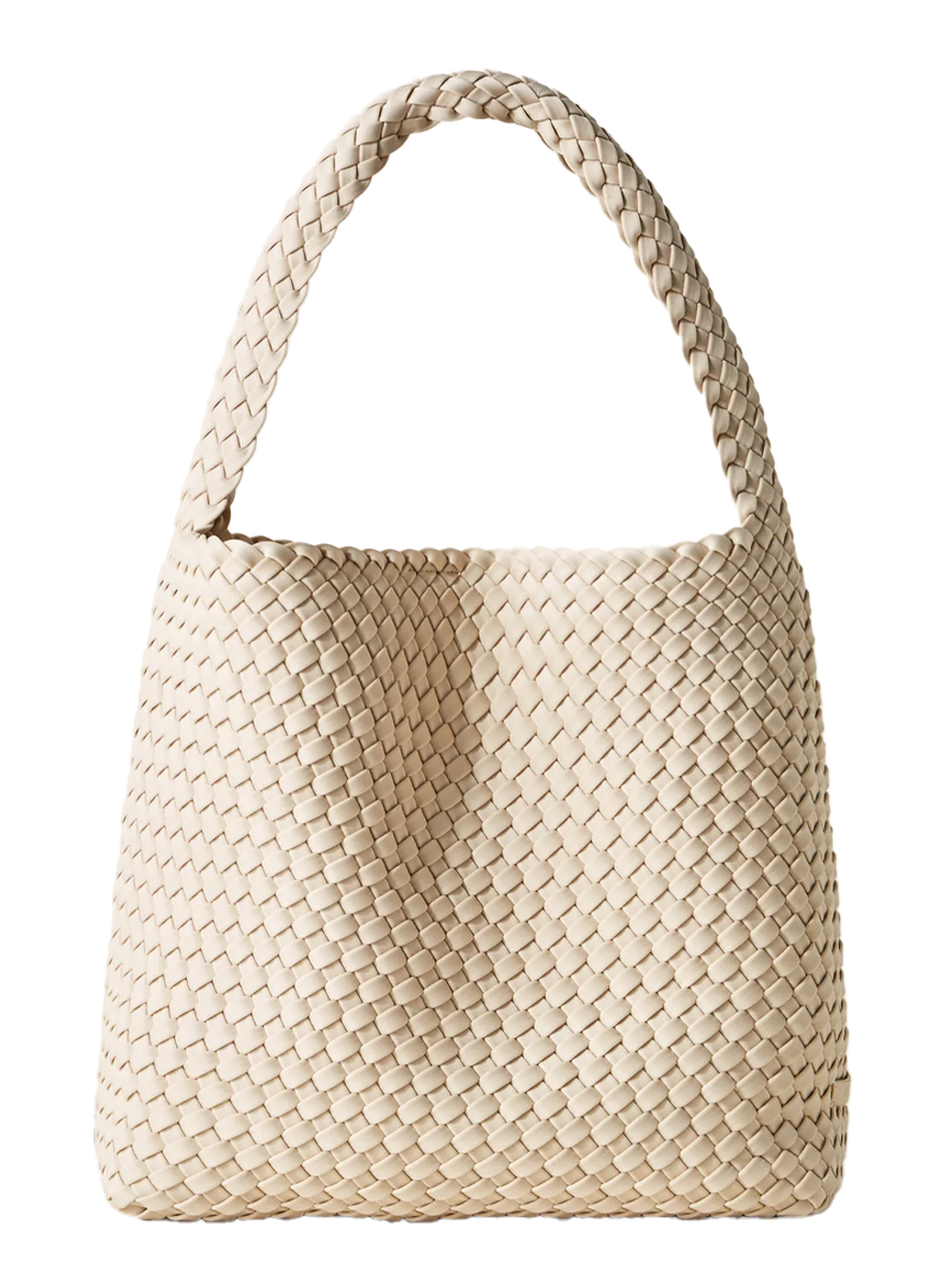 Nomad Medium Hobo Bag in Ecru