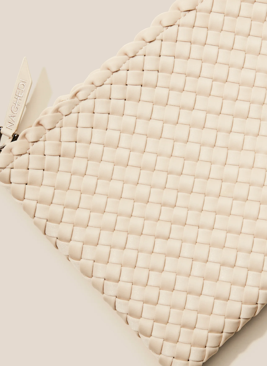 Nomad Medium Hobo Bag in Ecru - Naghedi