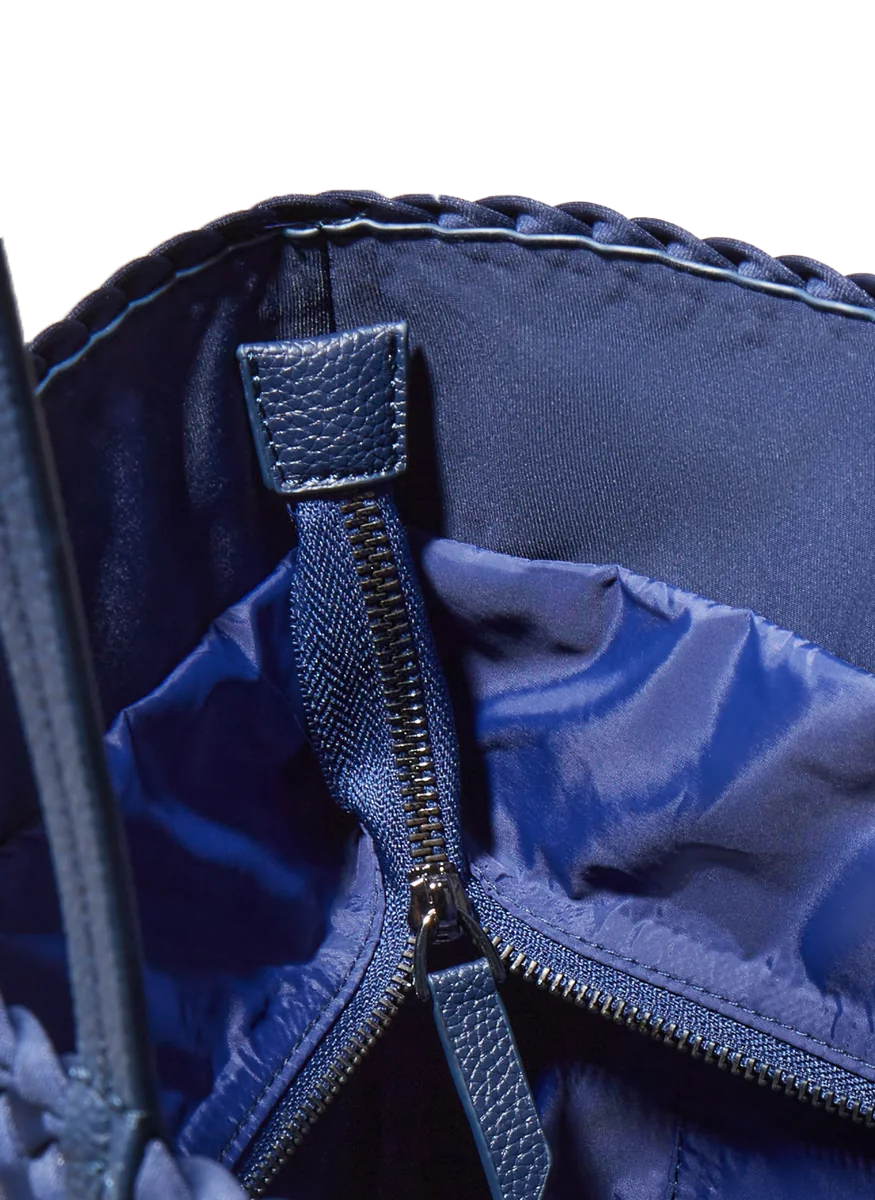 Jetsetter Small Tote in Ink Blue - Naghedi