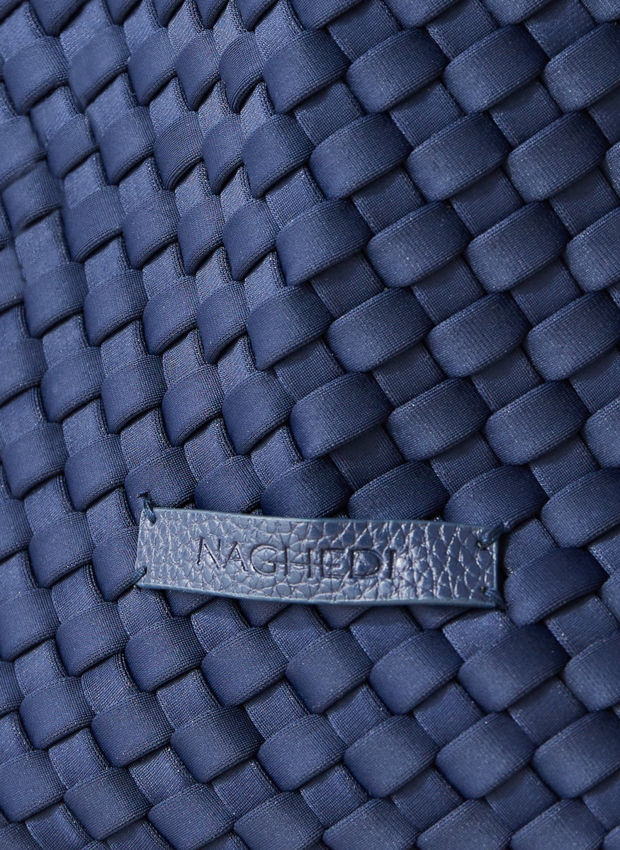 Jetsetter Small Tote in Ink Blue - Naghedi