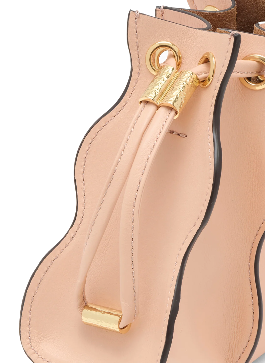 Adria Pleated Wave Wristlet in Rosette - Ulla Johnson