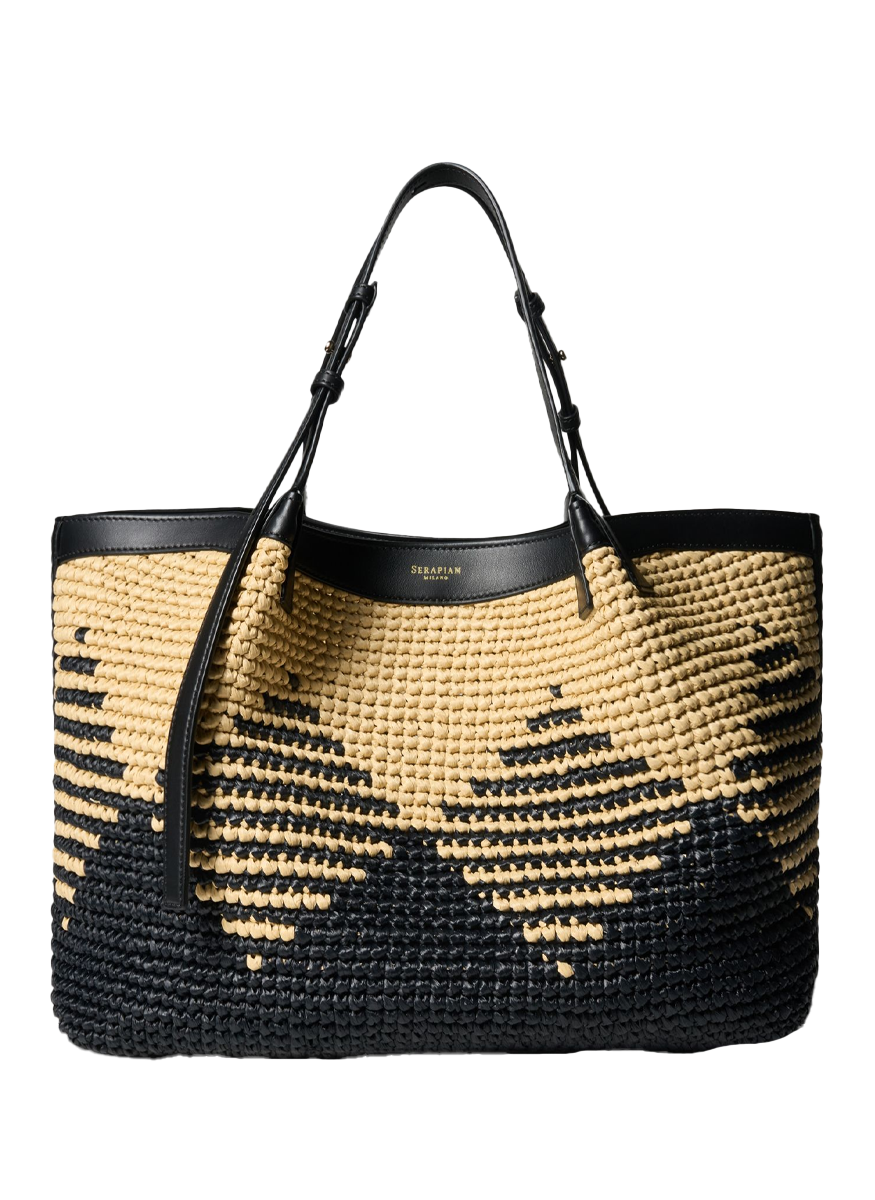 Secret Tote in Raffia