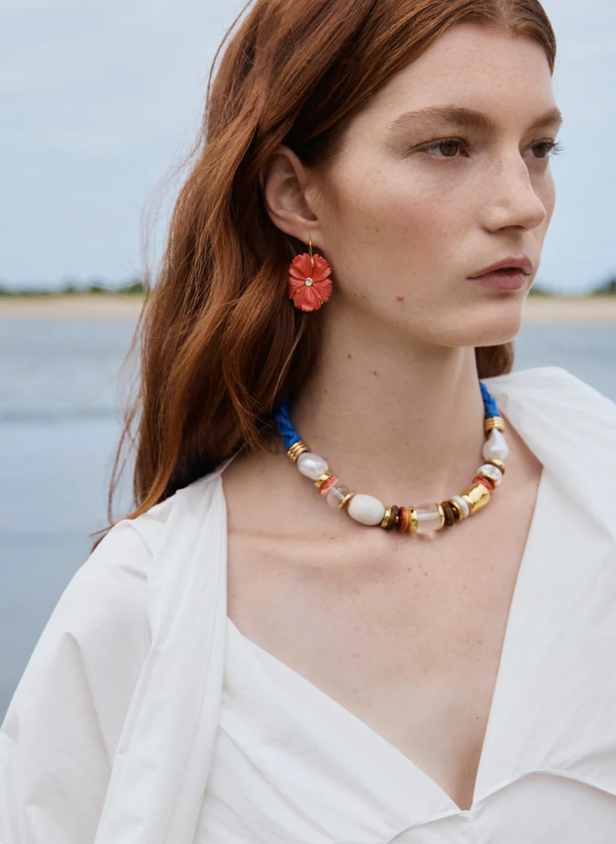 New Bloom Earrings in Spice
