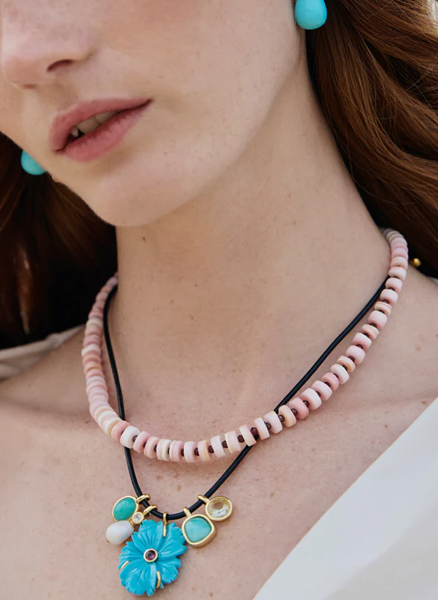 Tola Necklace, Blush