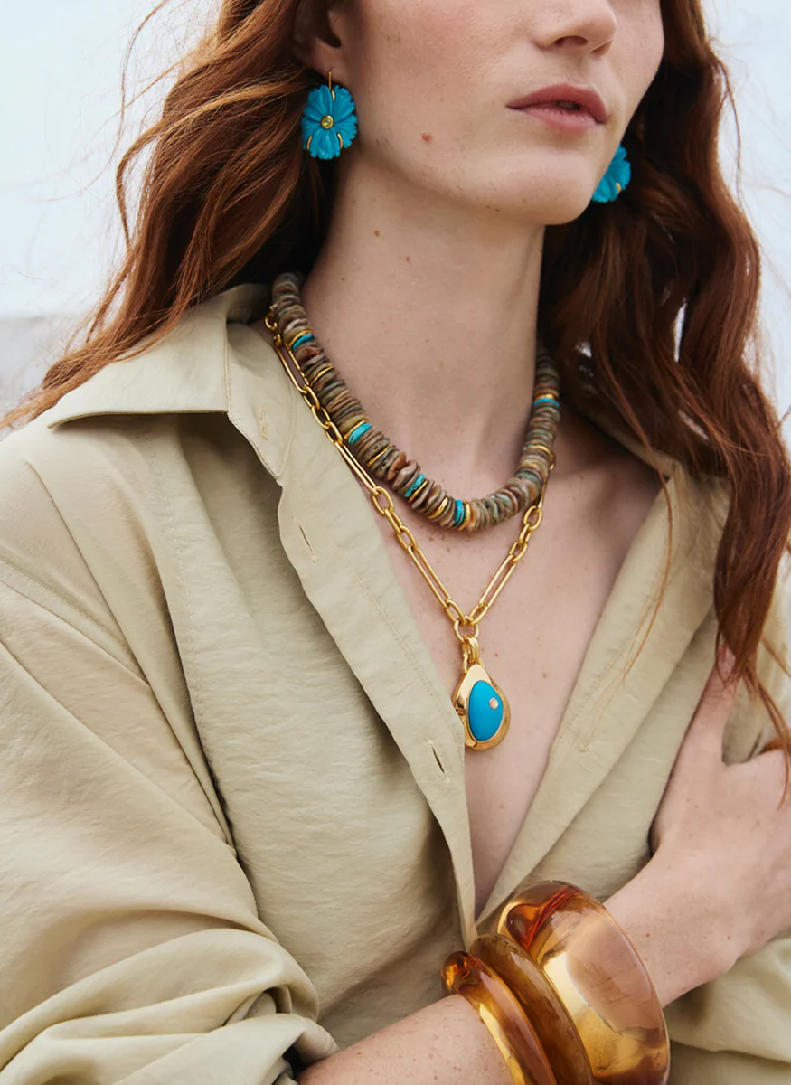 Sand and Sky Necklace