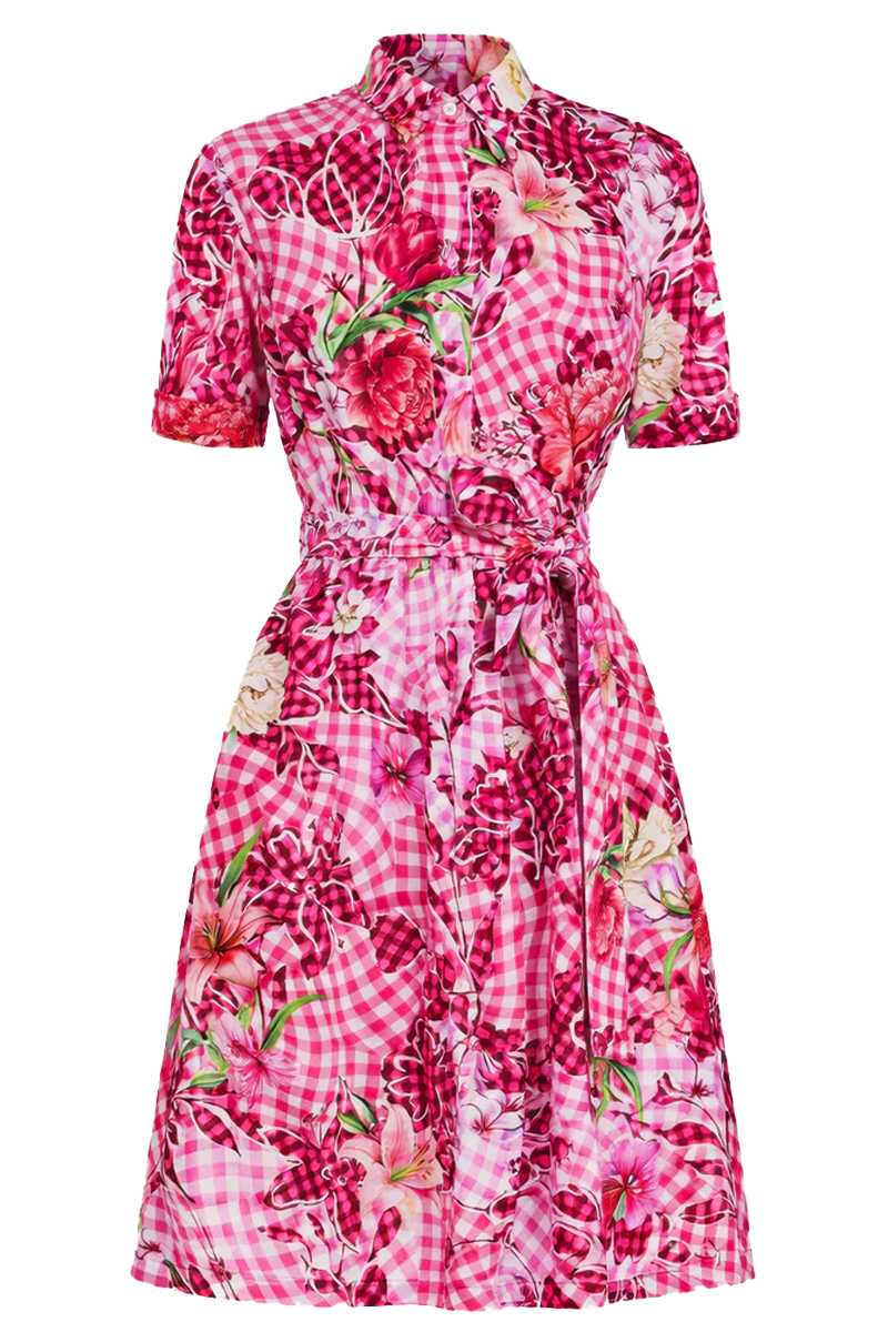 aqua cherry midi dress Chima Dress Fleur Cherry US8 / Fleur Cherry