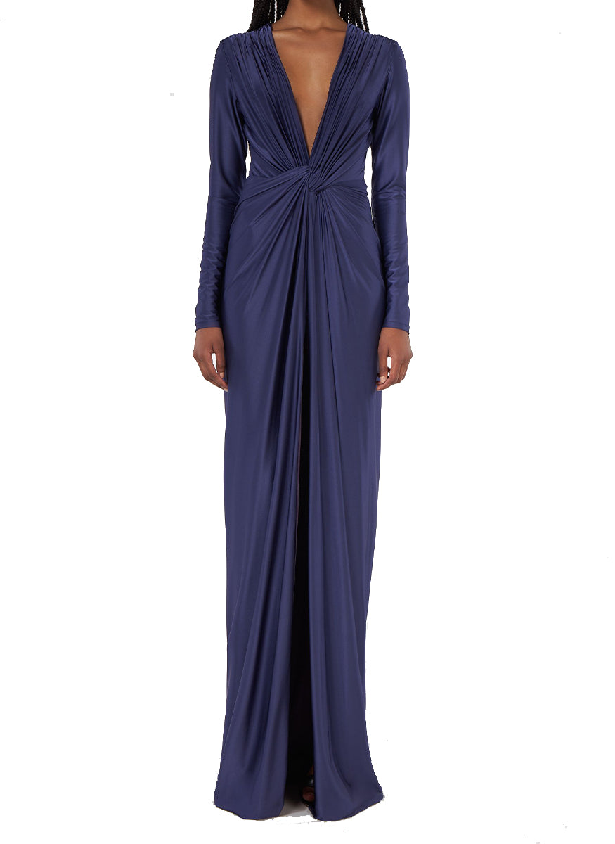 Swanson Long Sleeve Jersey Gown Swanson Long Sleeve Jersey Gown