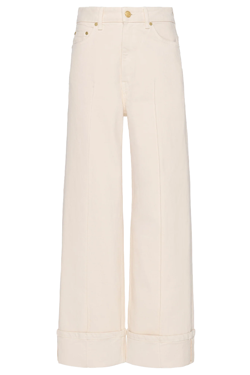 The Genevieve Stretch Pintuck Jean