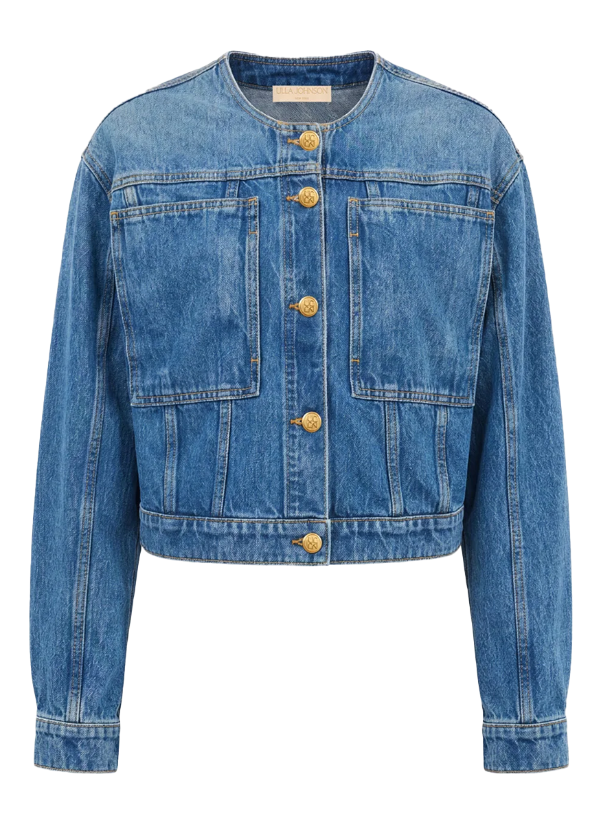The Briar Collarless Denim Jacket