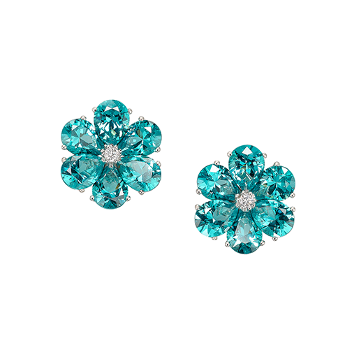 Paraiba Margrt Daisy Earrings