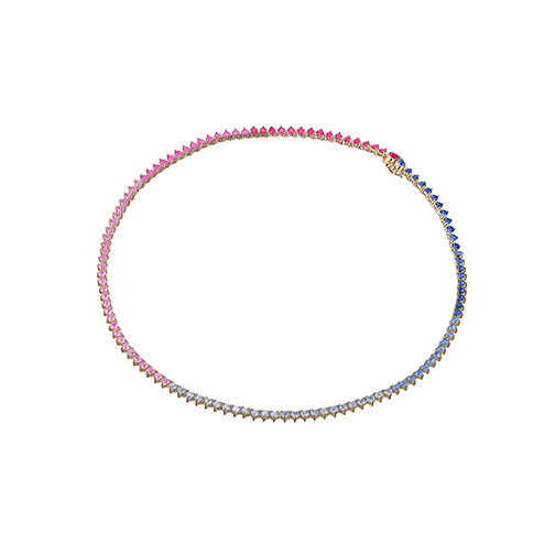 Petite Magenta Eternity Neck