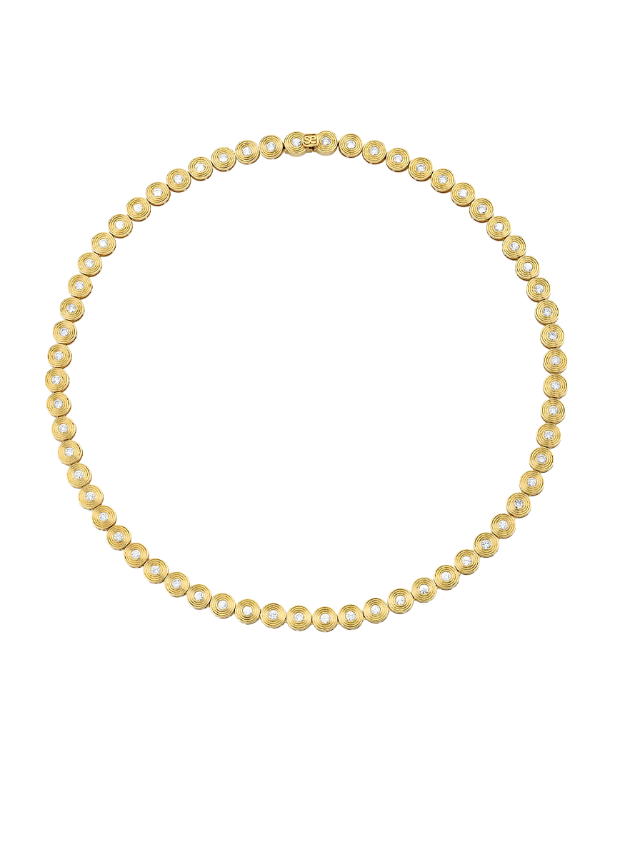 Fluted Eternity Necklace, Small