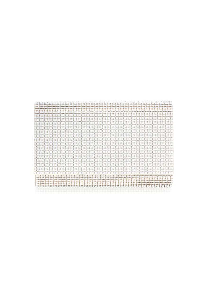 Fizzy Crystal Clutch in Opal