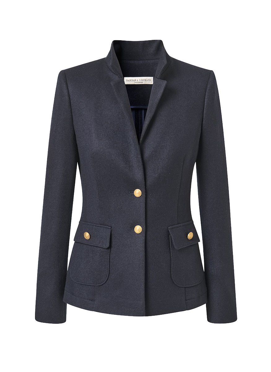 Ivanna Single Breasted Gold Button Jacket