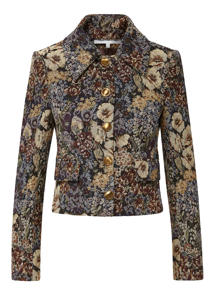 Wilde Brocade Jacket with Removeable Collar