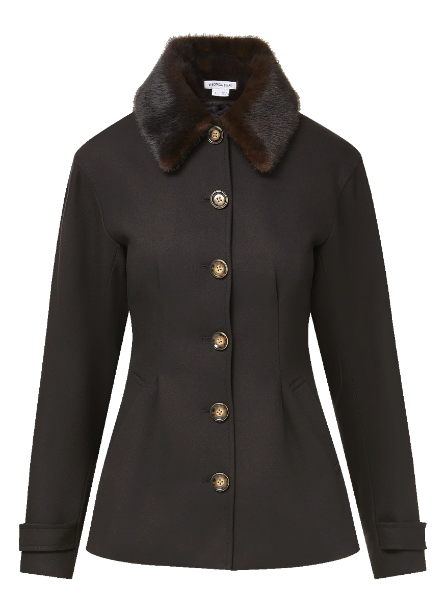 Severine Tailored Jacket with Removeable Collar
