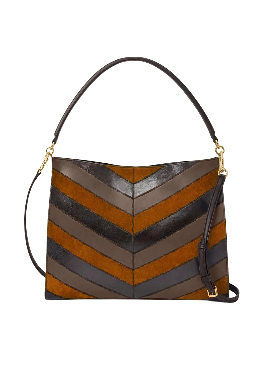Chevron Vida Shoulder Bag