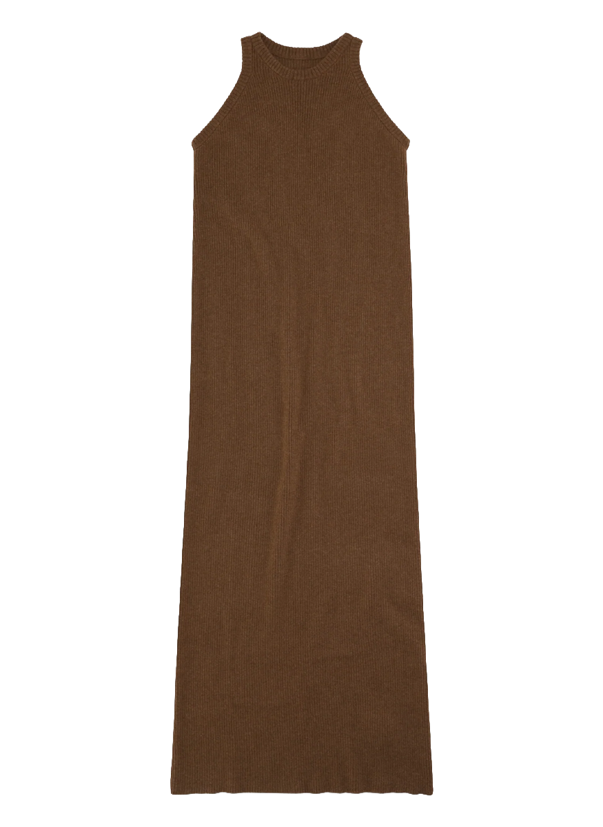 Aurelie Sleeveless Cashmere Dress
