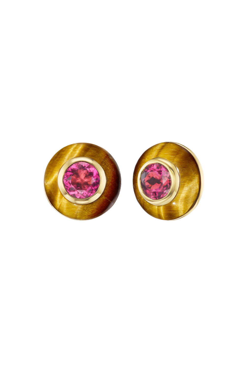 Button Studs, Tiger's Eye