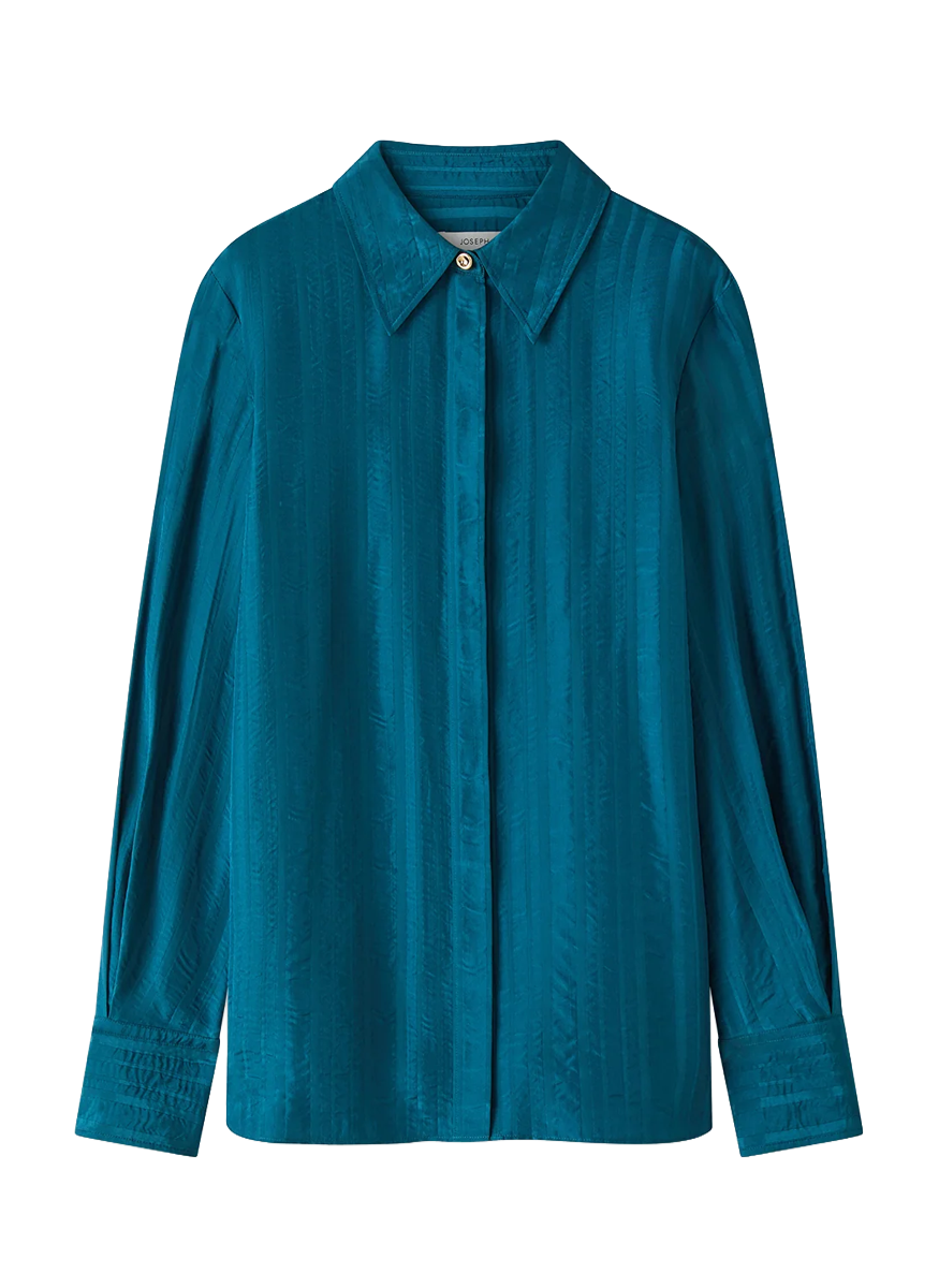 Sina Silk Stripe Blouse