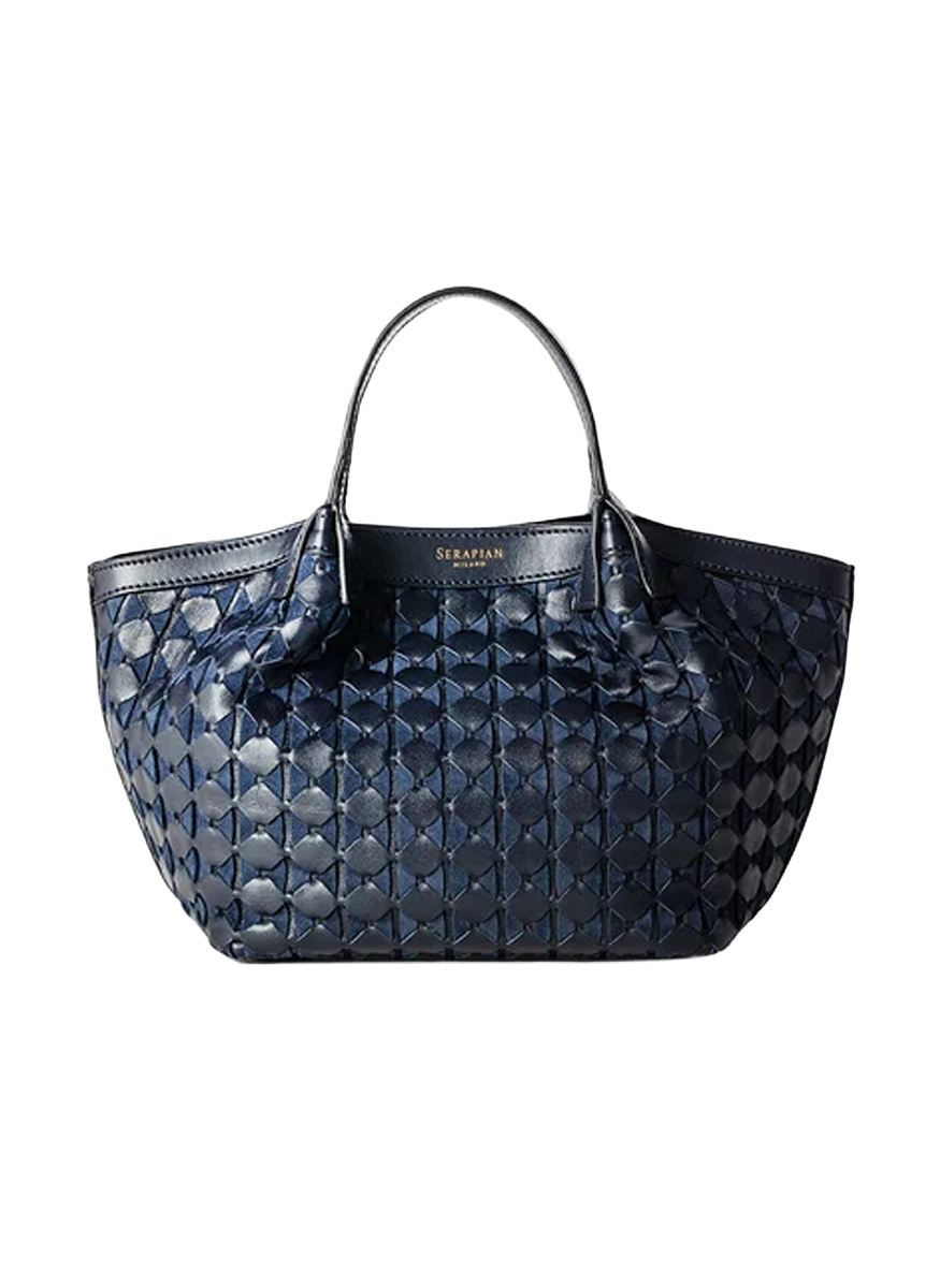 Mini Secret Mosaico Bag in Midnight Blue