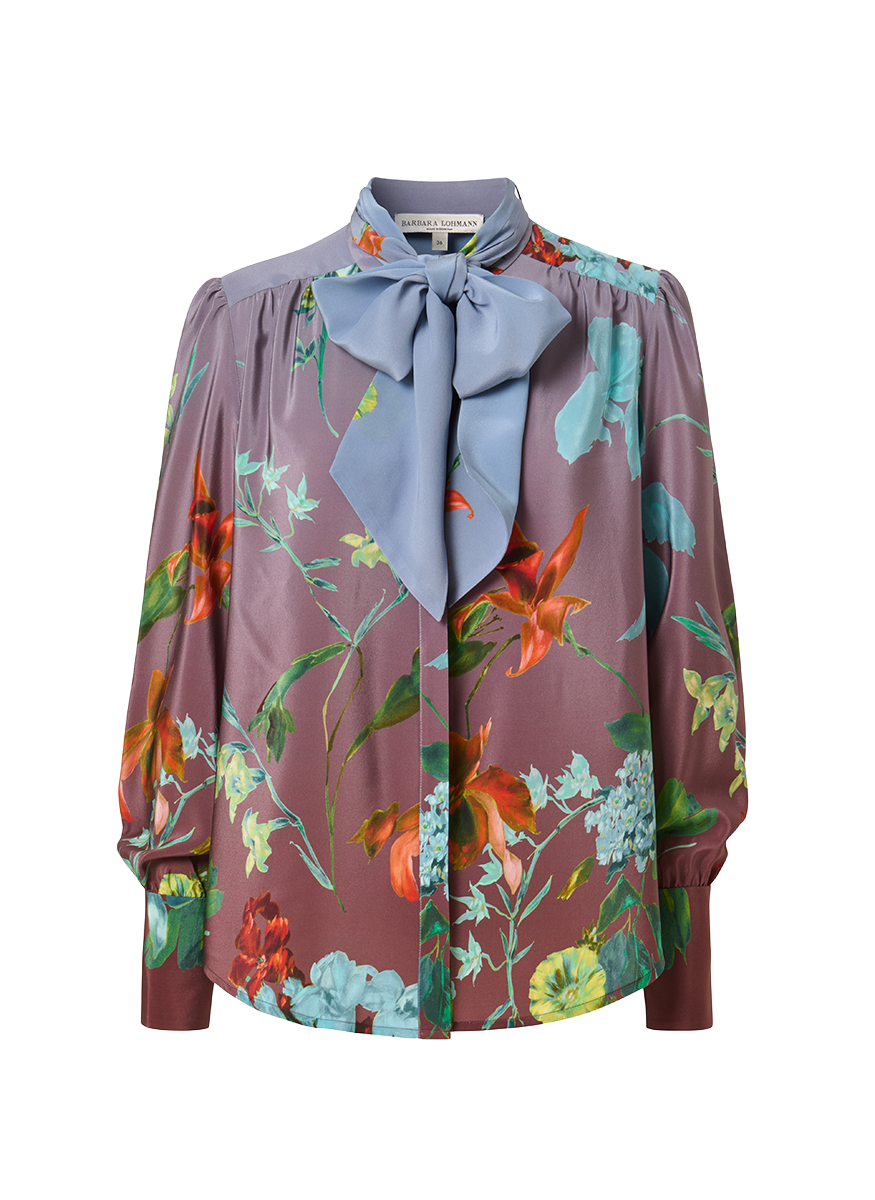 Imola Silk Floral Print Blouse