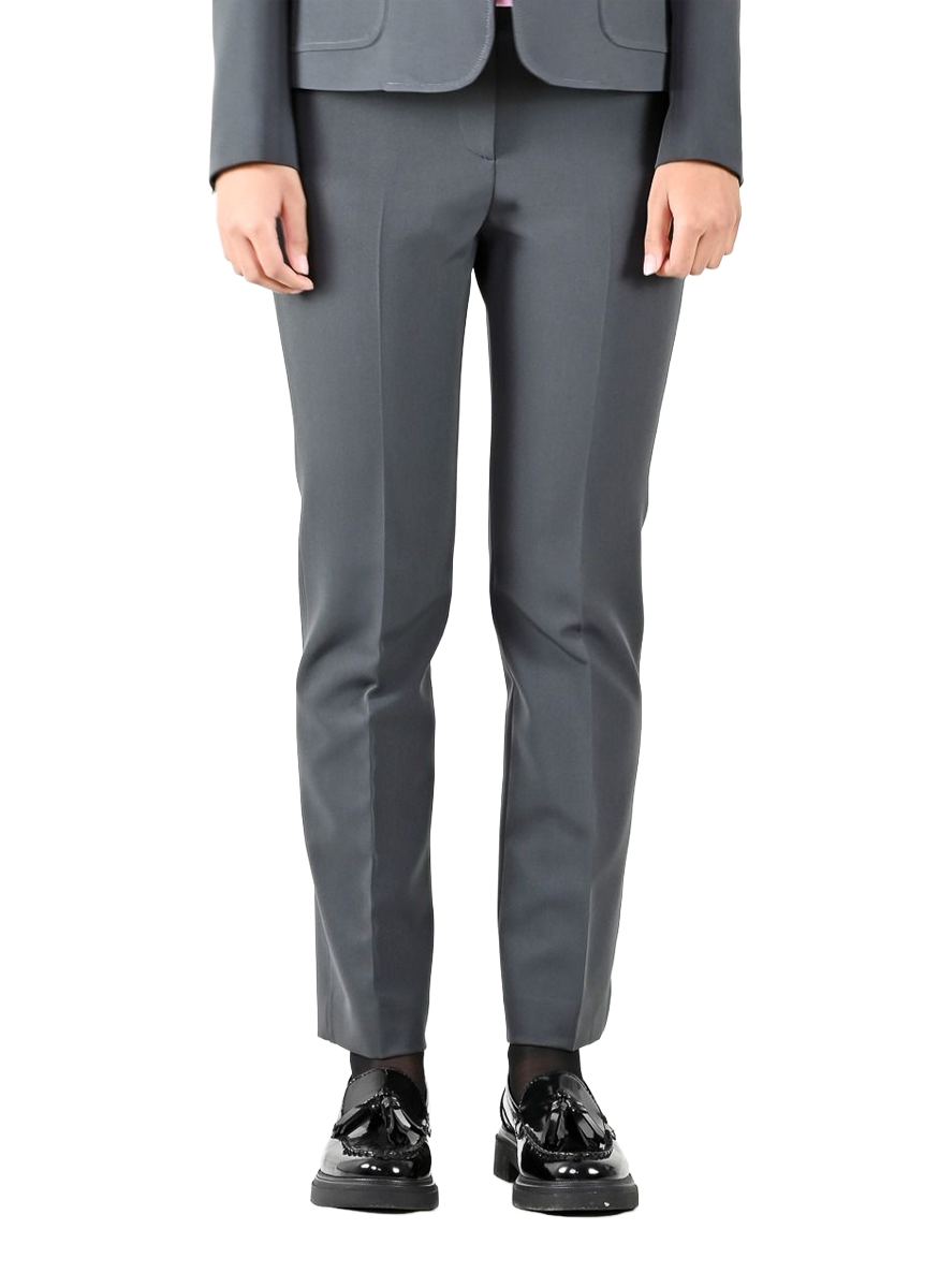 Milly Front Zip Slim Ankle Pant