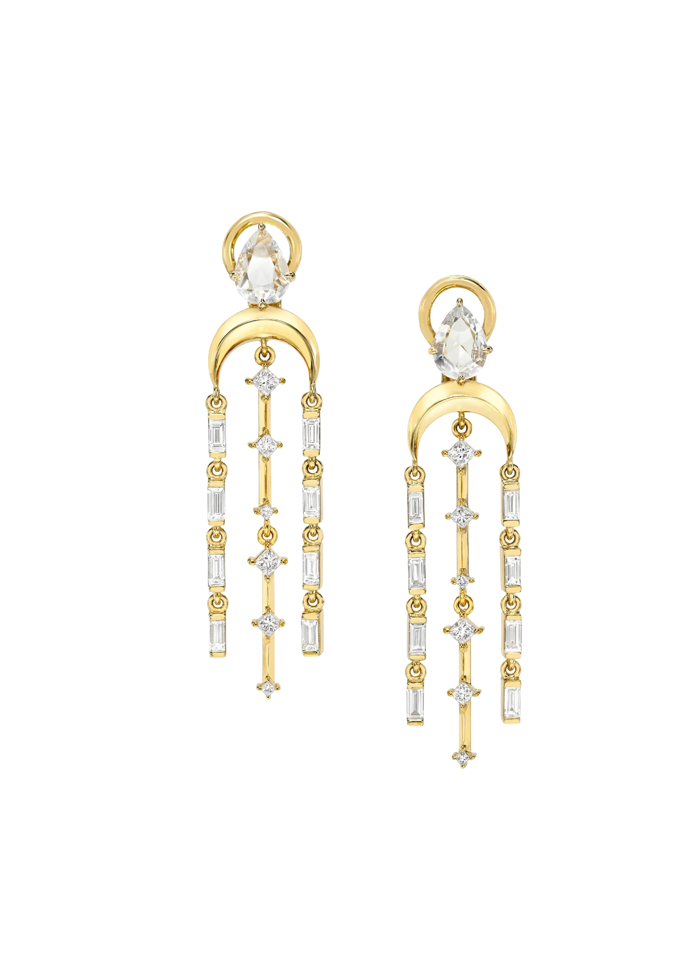 Moon Dangle Earrings