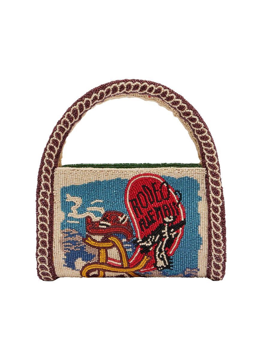Ace Beaded Barrel Bag