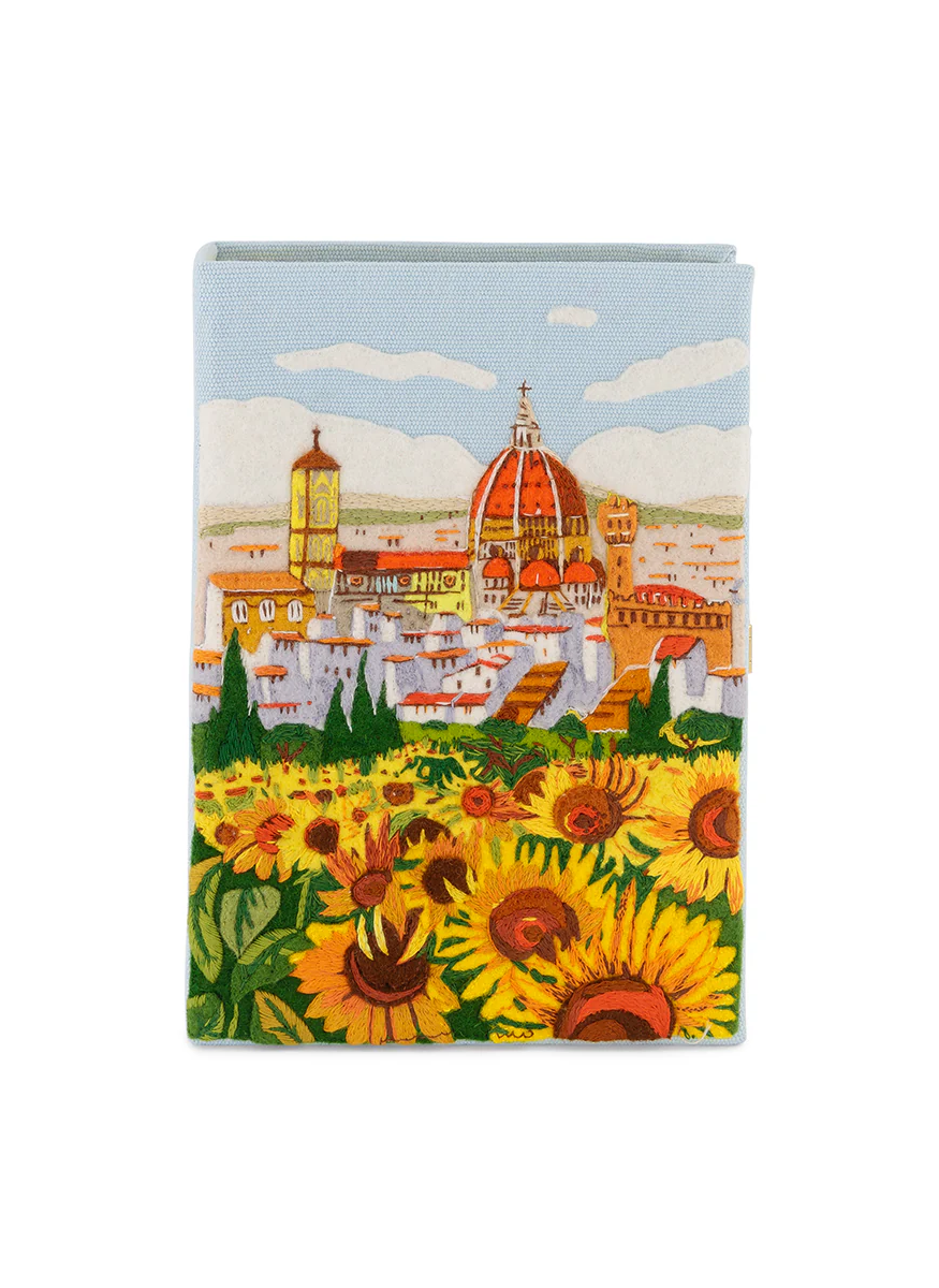 Florence, Italy Book Clutch with Strap