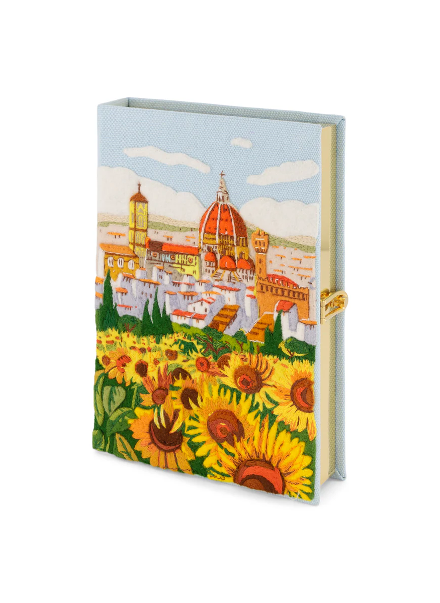 Florence, Italy Book Clutch with Strap