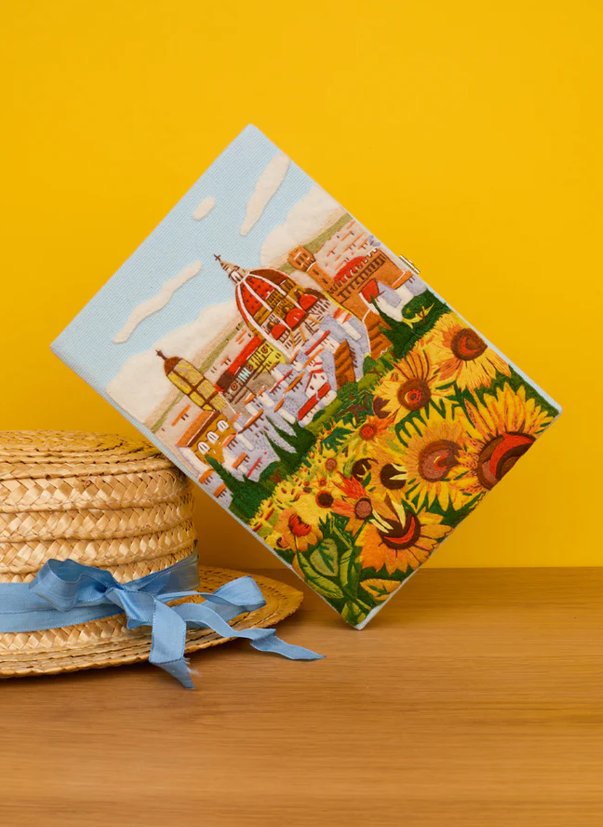 Florence, Italy Book Clutch with Strap - Olympia Le-Tan